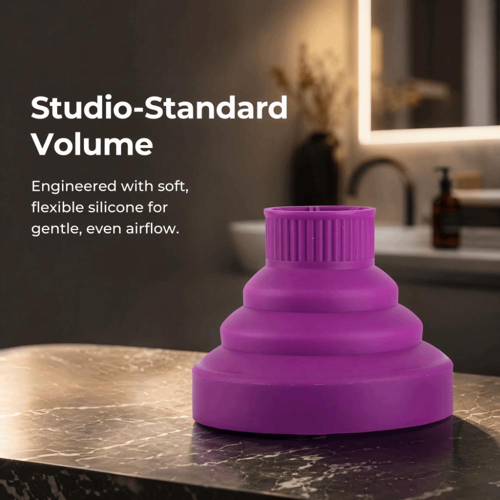 Silicone Material Hair Dryer Diffuser Folding Blow Dryer Diffuser  For Curly Hair