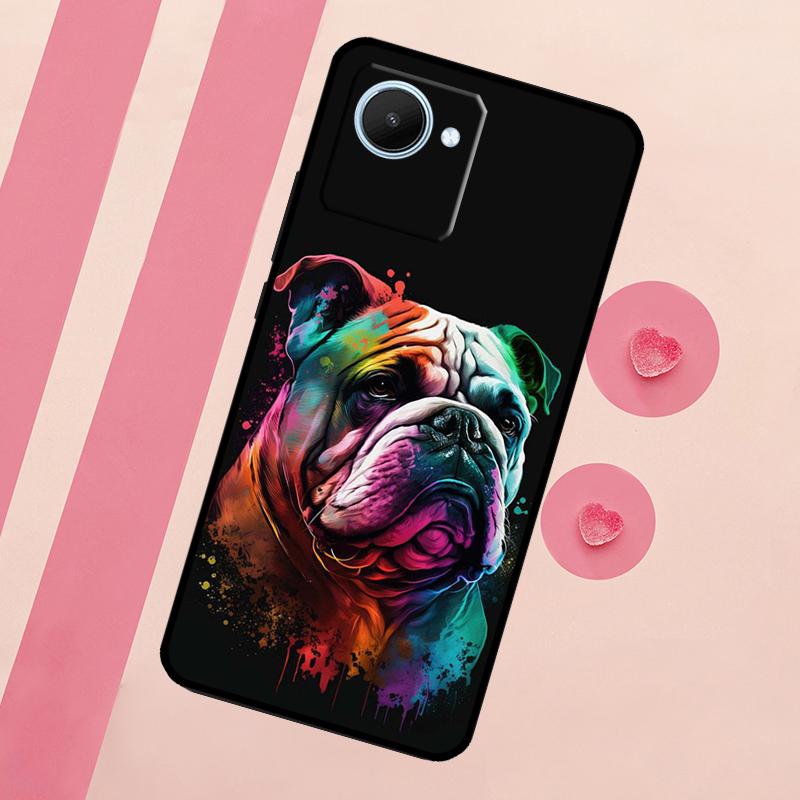British Bulldog For Realme 15 10 11 12 13 14 Pro Plus C65 C67 C75 C63 C61 C55 C51 C53 C35 GT6 GT7 Pro Case