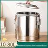Extra dicker Edelstahl-Fünfschicht-Isolierter Reiskübel für Kantinen, Restaurants, Schulen und Kindergärten