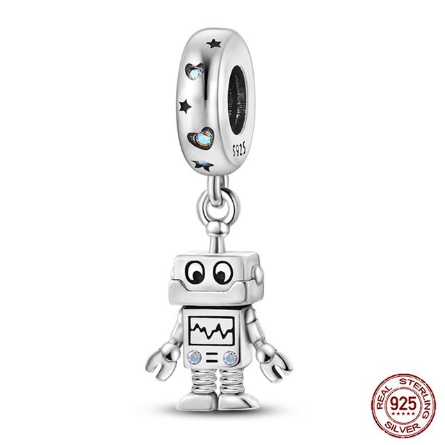 925 stříbrný módní fotoaparát šálek na kávu květinové přívěsky korálky fit 925 originální náramek k narozeninám výroba šperků pro ženy