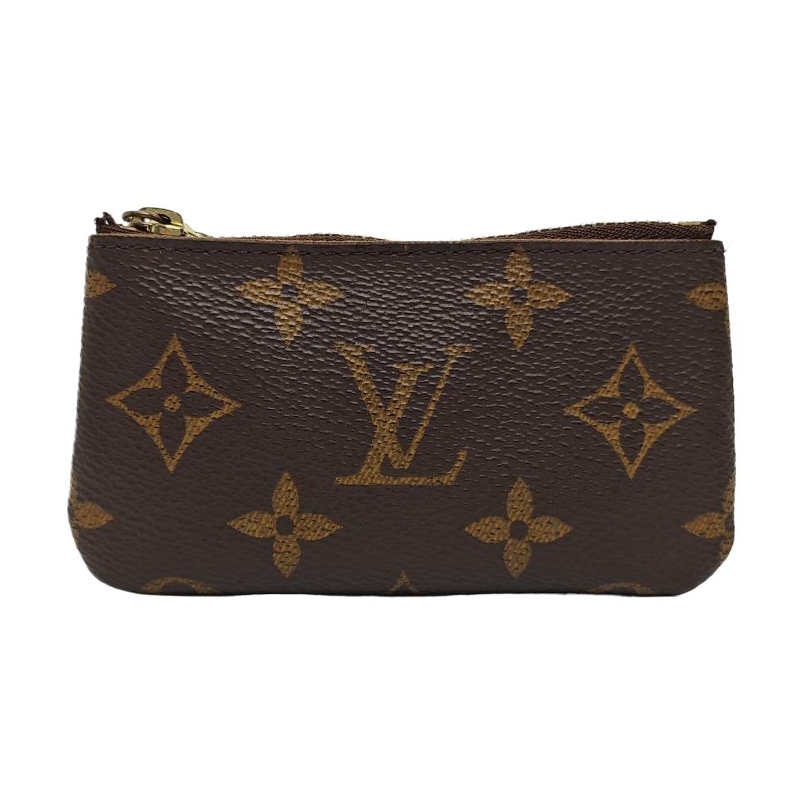 [Pre-Owned] Louis Vuitton Key Pouch  Brown Monogram Canvas  - Very Good #1U3H0BJ ONE SIZE