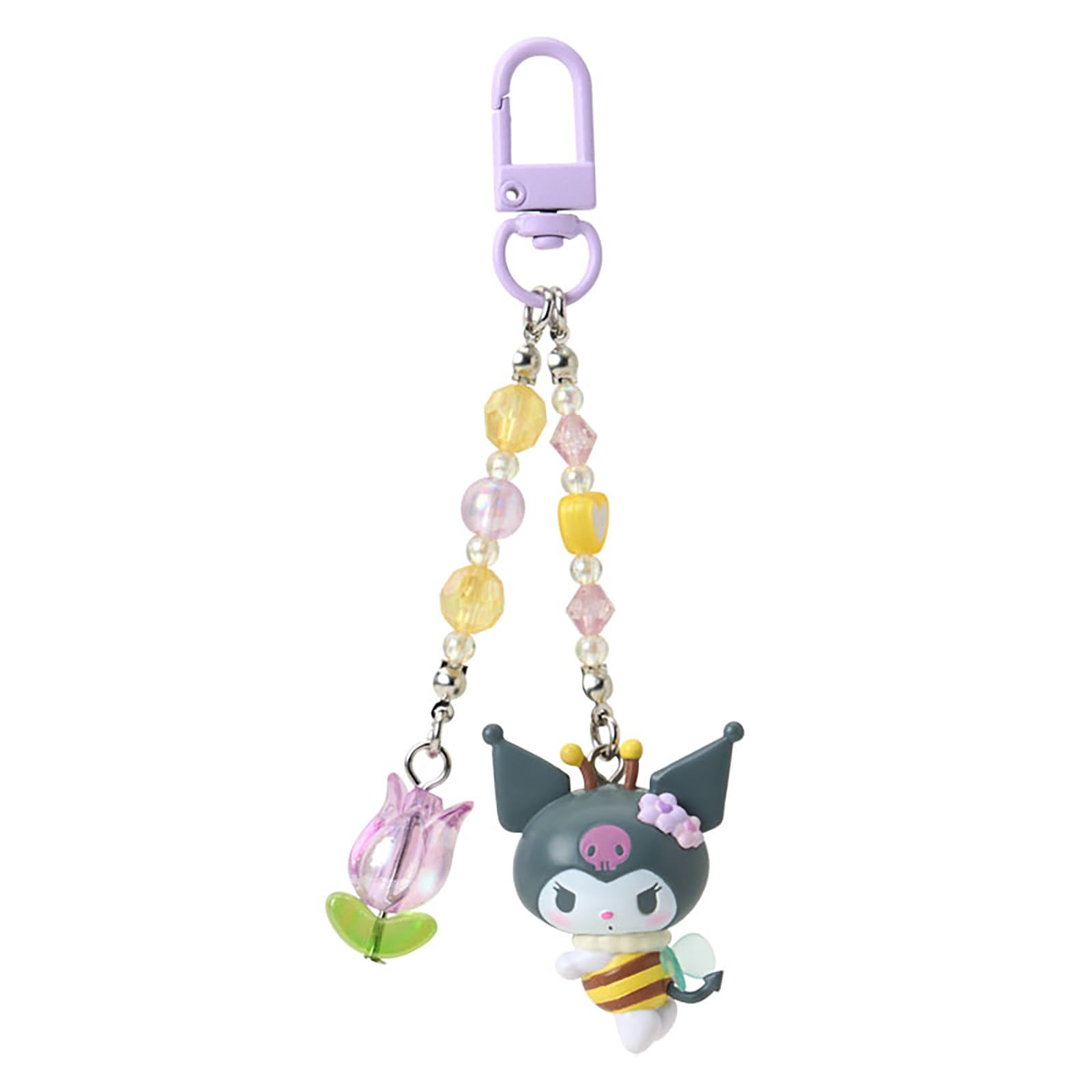Sanrio Keychain Kuromi 793442 (Flower-loving Bee)
