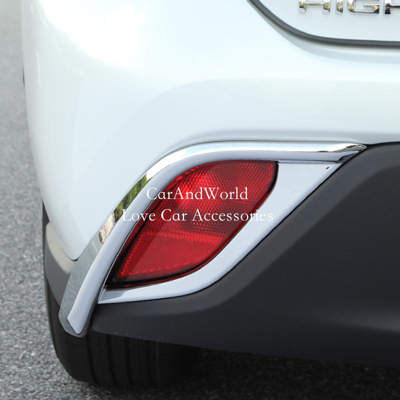 Kryt rámu předního zadního mlhového světla z uhlíkových vláken pro Toyota Highlander Kluger XU70 2022 Exteriér vozu