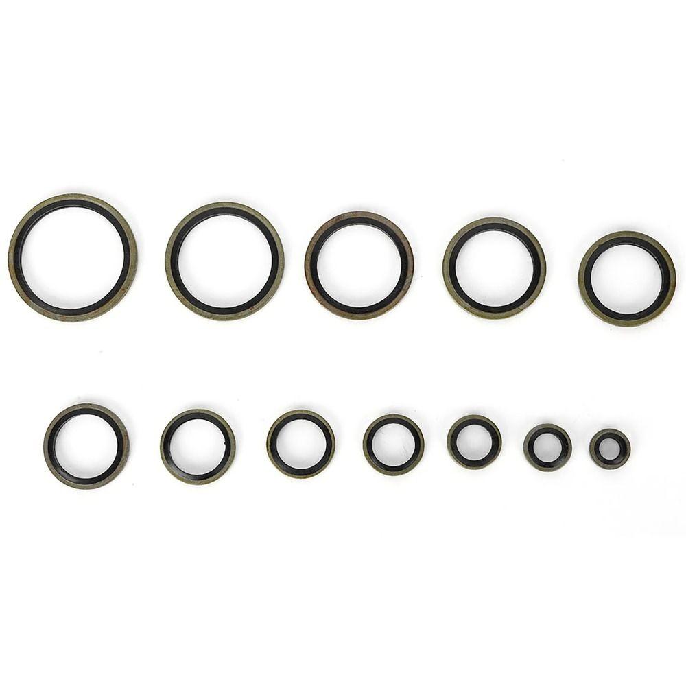 Set di 240 Guarnizioni Metalliche in Gomma Nuove Anelli di Tenuta per Tappo di Scarico Uso Automobilistico