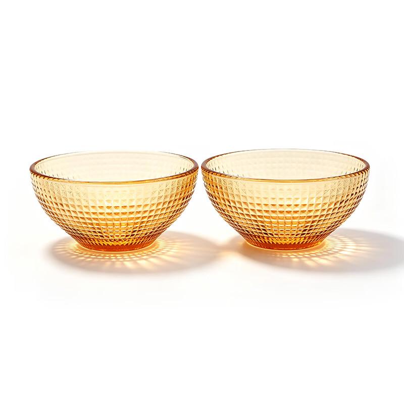 TAYOHYA Amber Galaxy 2-Piece Salad Bowl Set