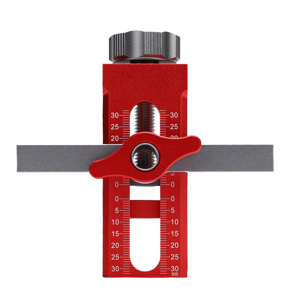 Cabinet Door Installation Positioner Aluminum Alloy Adjustable Cabinet Door Mounting Jig Tool for DIY Most Cabinet Doors
