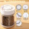 Minidiva Vacuum Storage Container, No Pump Required, Airtight Container, Heat-Resistant Glass, Vacuum Canister, Keeps Coffee Beans, Tea Canister, Flav