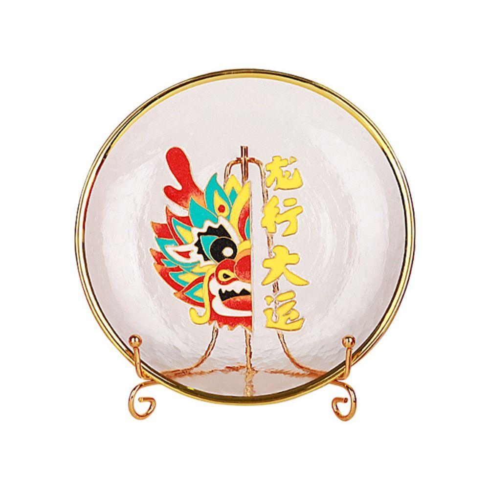 Small Picture Plate Rack Simple Photo Pedestal Multifunctional Gold Iron Display Stand for Home