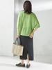 SHIPS for women 18G Filmy Cotton Wide POV 316320487 Green2 One Size S/S