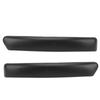 Front Bumper Bar Molding Trim Black Bumper Trim Fog Light Strips Panel for Focus Mk2 2004 To 2008