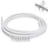 62KD 2m/78.74'' Ceiling Curtain Track, Curved Curtain Track, Wall Mount Curtain