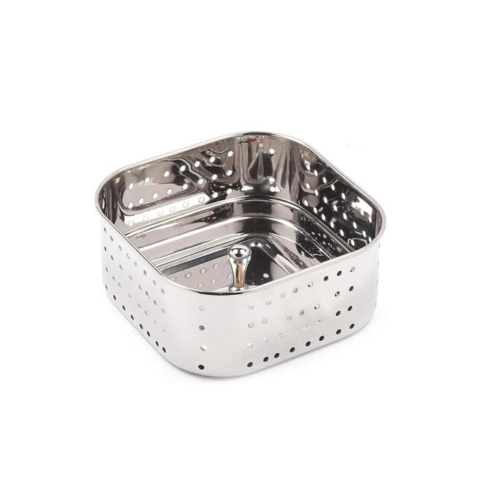 TreegoArt Stainless Steel Paneer Cheese Mould Maker Press, Square Shaped Kitchen Tools - 300 Ml Paneer Mould