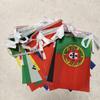Aerlxemrbrae  14*21cm  String flag  32 countries around the world nations flag small flag   hanging flags