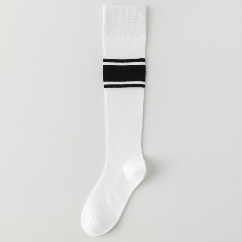 Women's Slimming Mid-Calf Black Cotton Compression Socks
