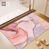 Abstract Watercolor Pink Girl Bedroom Rug Bedside Mats For Bedroom Kitchen Runner Rug Living Room Carpet