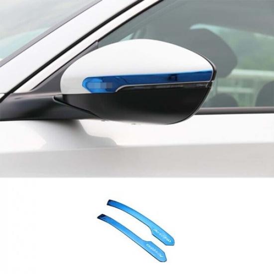 Blue Titanium Exterior Rear View Mirror Strip Trim 2018-2022 For Honda Accord