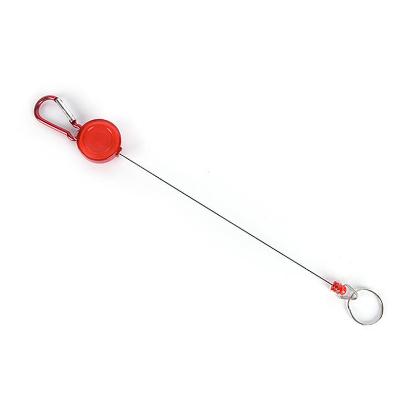 Mulitifunctional Spreader Carabiner Recoil Retractable Reel Strap Clip Keychain
