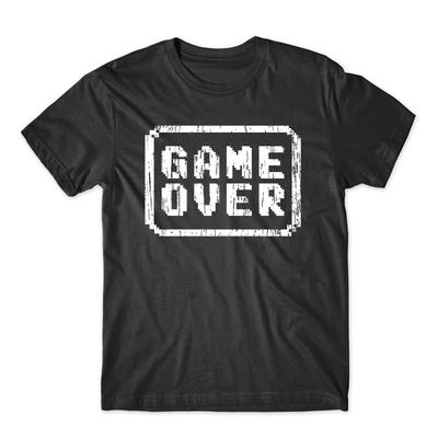 Game Over T-Shirt Mens Womens Tees Top Gaming Lovers Losing Game Logo  Unisex Top