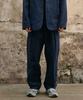 HEAVYI Heavy Cotton One-Pleat Pants_Navy