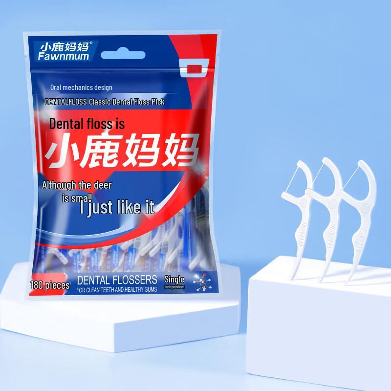 Little Deer Mom Classic Dental Floss Picks