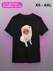 T-shirt with a Pig Print