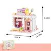 Street View Building Blocks Creative Paradise Children's Educational Assembly Cute Toy Store Handmade Diy Model Ornaments Gifts
