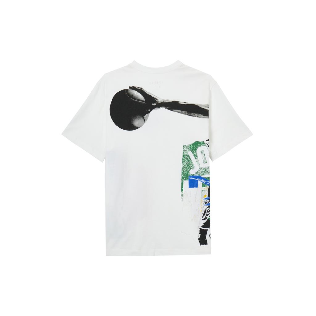 Air Jordan Sport DNA SS20 Printed Short Sleeve TEE Men White Men's CJ6224-100
