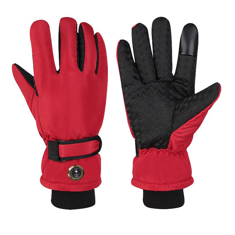 Rechargeable Heated Waterproof Gloves for Men & Women: Ideal for Motorcycling & Winter Activities
