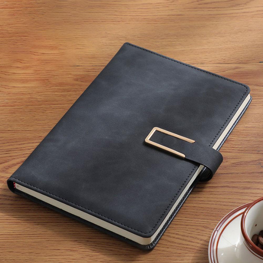

A5 Retro Vintage Leather Notebook Soft Cover 240 Pages Agenda Journal for Students Business Office School Stationery Supplies чёрный