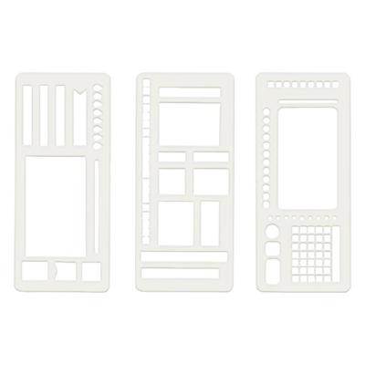 Waterproof Dots Array Notebook Templates 3 Pc Organized Writing Tools For Outdoor Travel Journaling