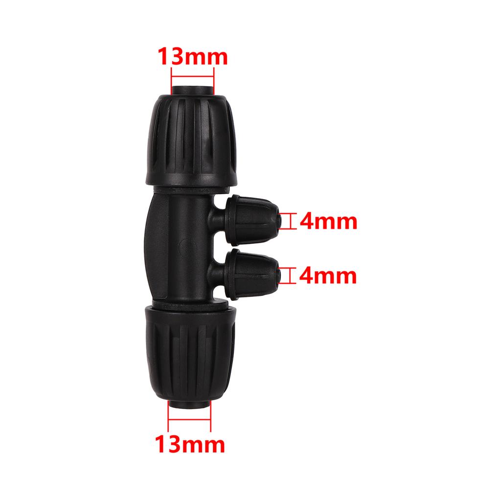 DN16mm Pipe To 4/7mm Hose Multi-way Locked Connector 4/6-Way Interface Joint Garden Agricultural Irrigation Pipe Water Splitter