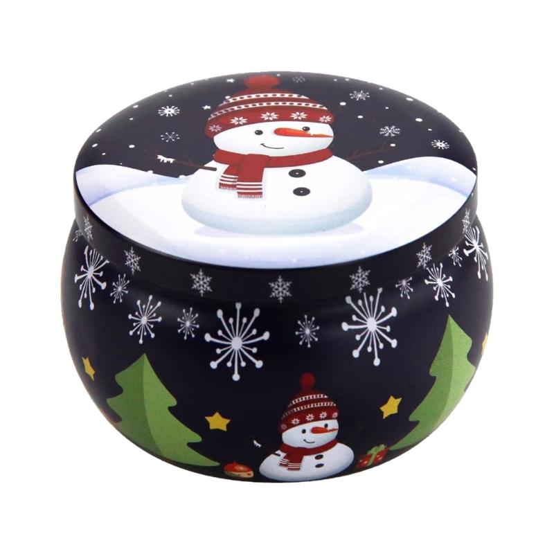 Christmas Soys Wax Candle Home Decoration For Festival Parties 30Hrs Fragrant Burn Aromatherapies Candle
