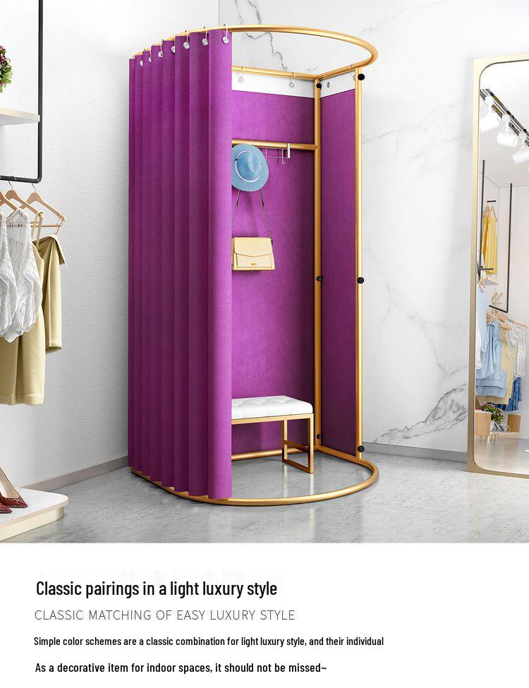 Floor-Standing Movable Changing Room for Retail and Events