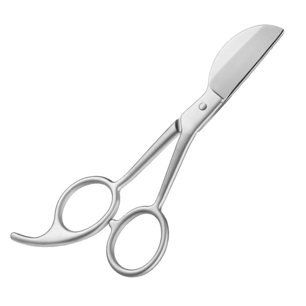 

Stainless Steel Carpet Trimmer Scissors Sturdy Sharp Multifunctional Sewing Embroidery Scissors Sharp Duckbill Mini Portable серебряный