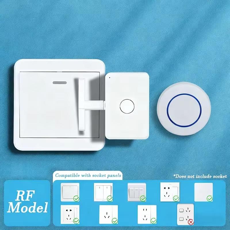 New Wireless Control Light Switch Off Tool Automatic Button Pusher Intelligent USB Rechargeable Lazy Remote Control Switch