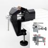 360 Degree Rotation Mini Table Clamp Portable Work Bench Vise Small Vice Holder For Sanding Grinding Detailing Drilling Jewelry