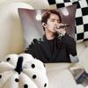 DDimash KKudaibergen Singer Pillow Case Fashion Square Pillowcase Bedroom Sofa Room Ins Decoration Leisure