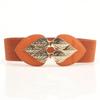 Cool With Waist Corset Leaf Shape Belt Decorative Clothes Skirt Stretch Waist Line Women'S Waist Seal