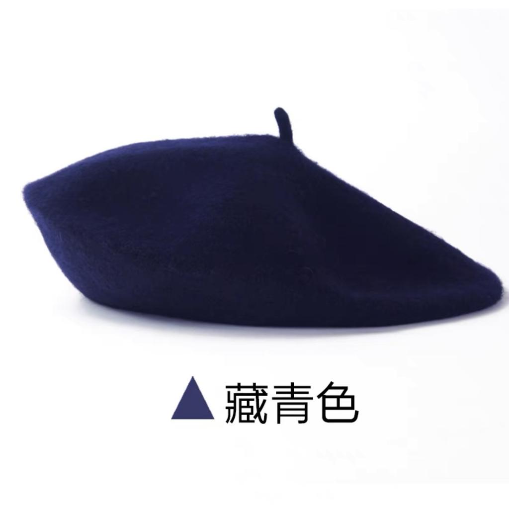 Autumn Winter French Beret Wool Pumpkin hats for women Ladies Female Outdoor Thick Warm Artist Caps Gifts