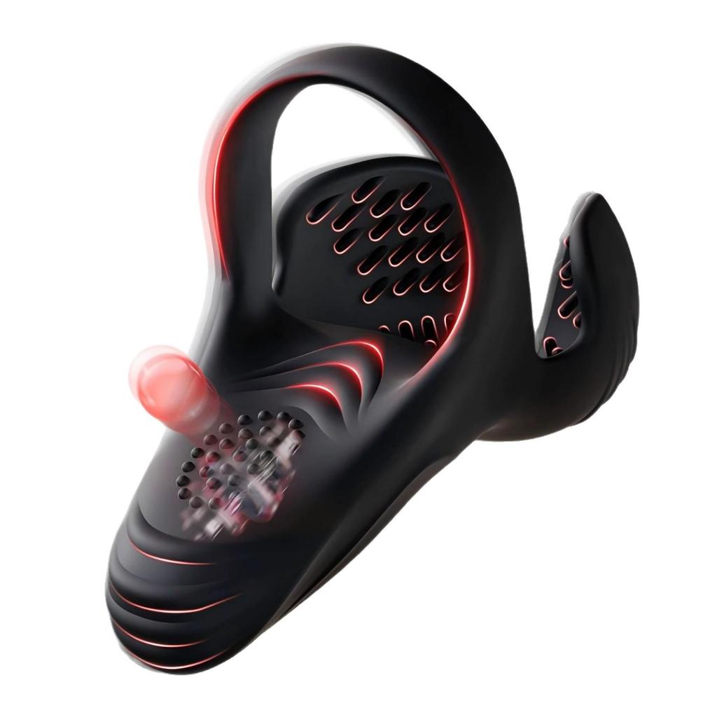 Perona Remote Control Wearable Vibrating C-ring Egg Massager