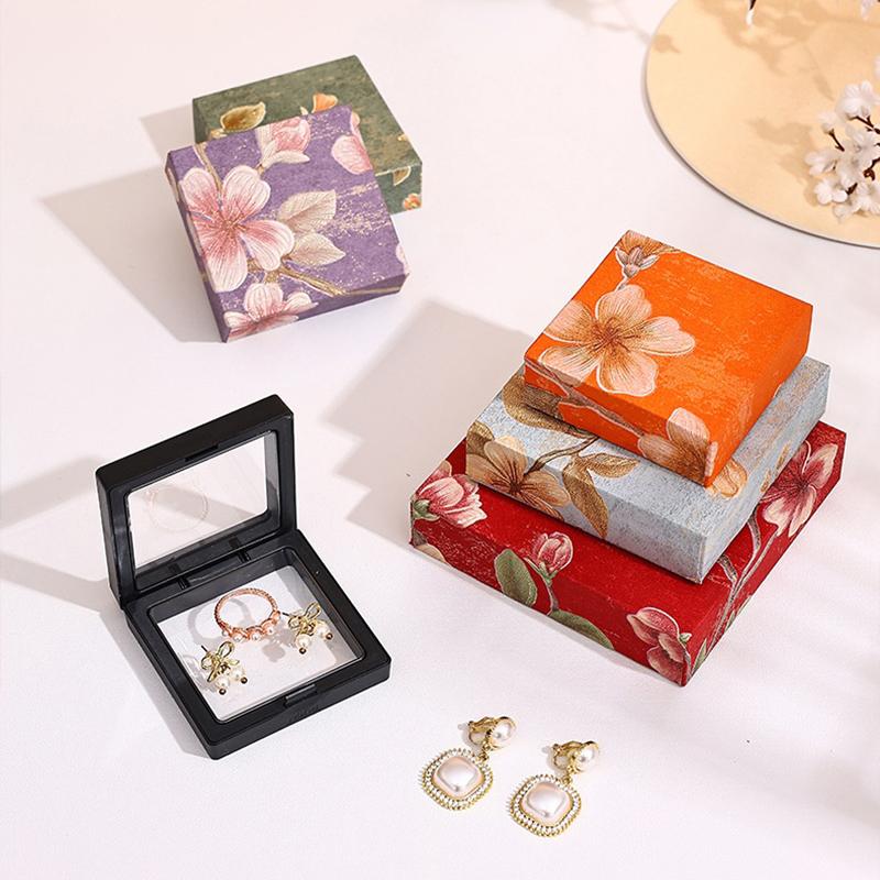 Personalized Jewelry Paper Drawer Box For Rings Earrings Bracelet Pendant Necklace Packaging Travel Gift Display Organizer