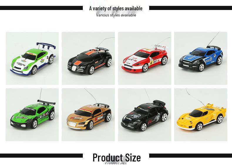 Rechargeable Mini High-Speed Remote Control Car in Easy-Open Can 1.58