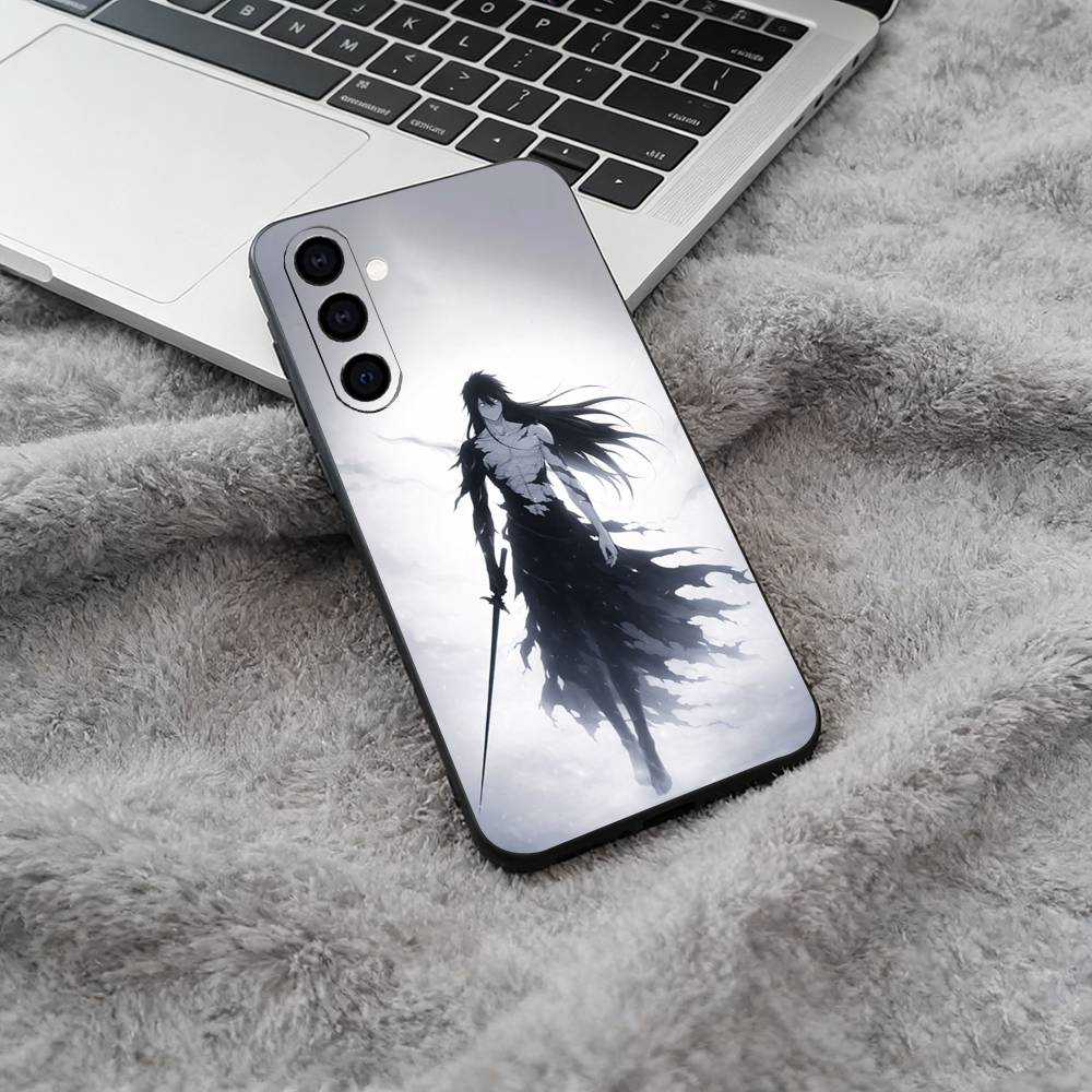 Hot anime-B-L-E-A-C-H Phone Case For Samsung Galaxy A73,A71 A72,A70,A53,A52,A51,Soft Silicone Black Cover