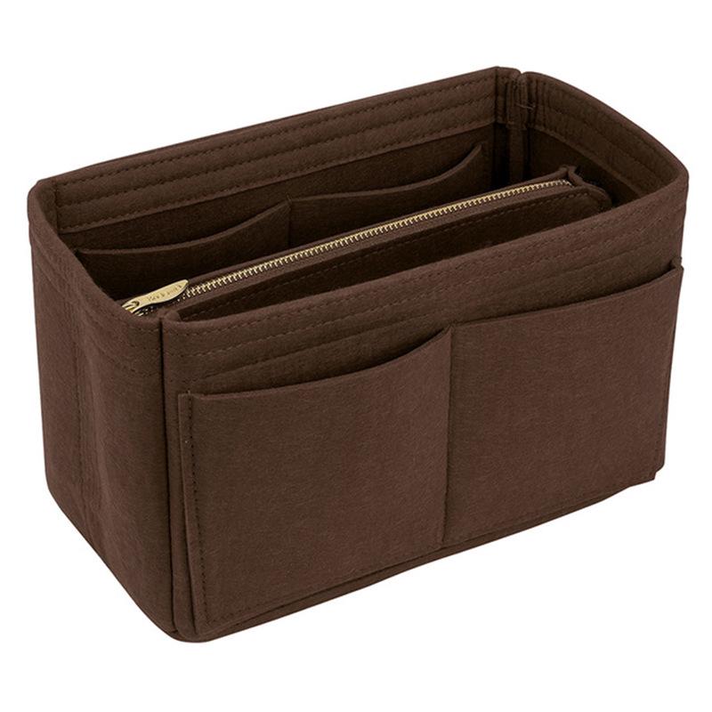 

Women s Cross-Body Felt Makeup & Storage Bag