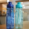 550ml Portable Plastic Water Bottle Sports Cup With Anti Drop Rope Outdoor Water Container Color Transparent Pet Flip Cover