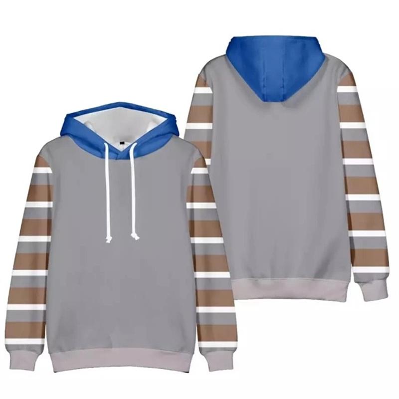 Neuer Creepypasta 3D Hoodie Pullover Ticci Toby Jacke Cosplay Kostüm Anime 3D Sweatshirt Herren Freizeit Herbst Pullover Übergröße Ganz