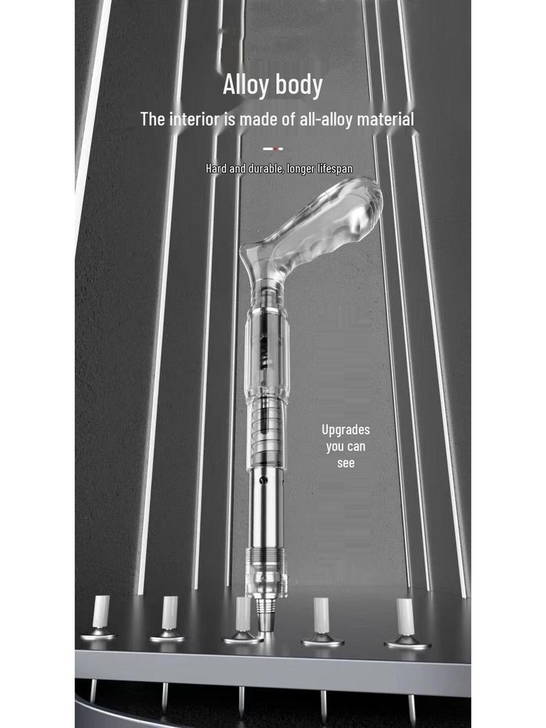 Nickel-Plated Mini Powder Actuated Nail Gun - Rustproof, All-Steel, Silenced Fastener for Ceiling Decoration