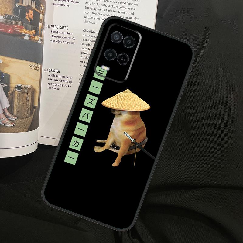 Funny Cheems Doge For Oppo A38 A18 A58 A78 A98 A79 A40 A60 A80 A16 A76 A96 A15 A74 A94 A54 A77 A17 Phone Case
