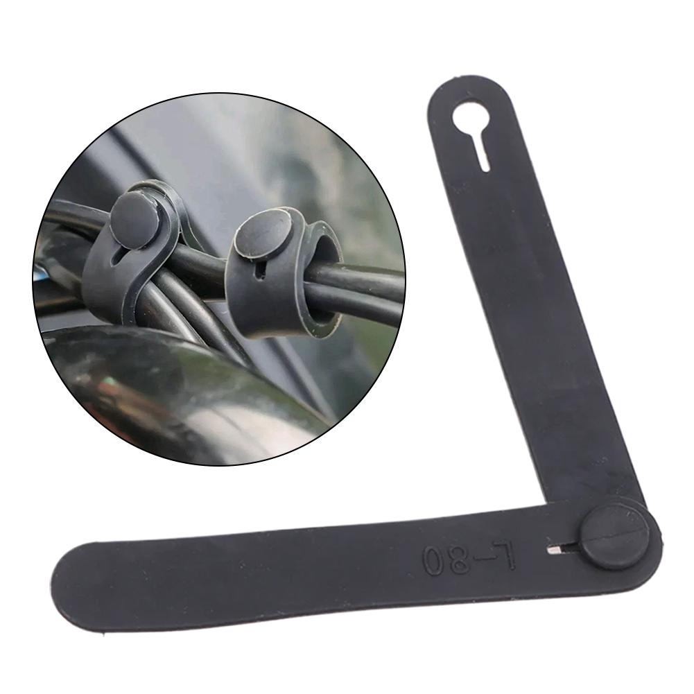 10pcs Motorcycle Rubber Cable Ties Electric Vehicle Binding Handle Fixed Direction Wiring Tape Line Harness Arrangement Hub M7a2