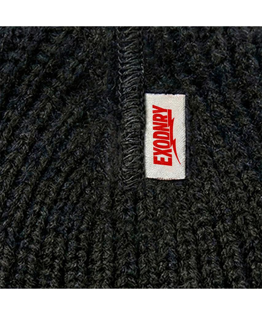 EXTRAORDINARY Reversible Blank Beanie Black